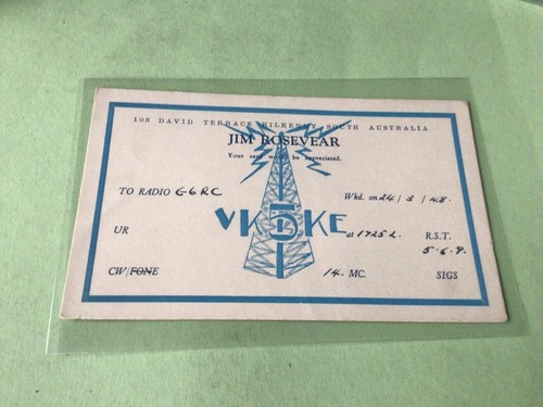 Vintage qsl radio - qsl,