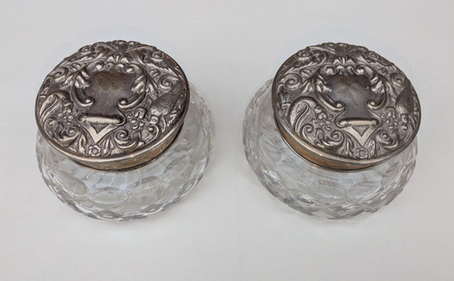 Vintage crystal powder - powder, x