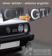 ADESIVO per RESTAURO targhetta golf mk2 GTD badge logo emblema stemma scritta