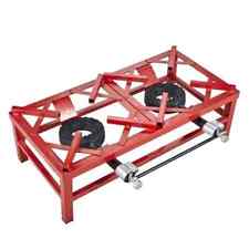 2 Key Heavy Double Cast Iron Lpg Gas Boiling Ring Burner Catering Outdoor BLACK