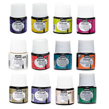 Pebeo Vitrail Stained Glass Effect Paint 45ml Colours & Mediums