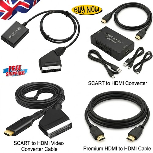 Scart hdmi converter cable - to,