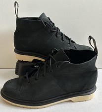 Dr Martens Church Suede Monkey Boots Black 60s Mod Air Wair Outsole - UK Size 10