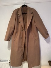 Boohoo oversized camel double