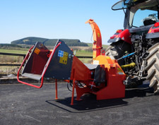 Venom RX125 Tractor Mounted Hydraulic PTO Chipper by Rock Machinery 