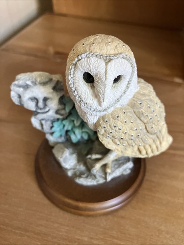 Barn owl with stone sun - barn,