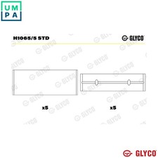 CRANKSHAFT BEARING H1065/5 STD
