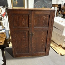 Antique Wood Tiger Oak Storage