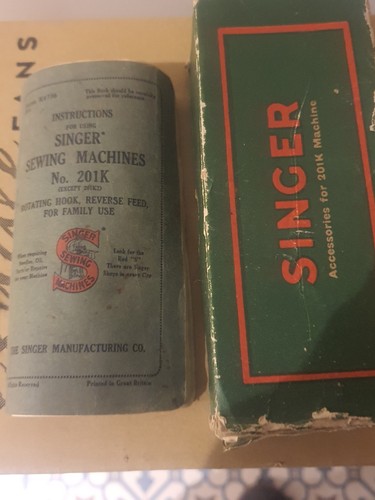 Vintage singer 201k - vintage, sewing