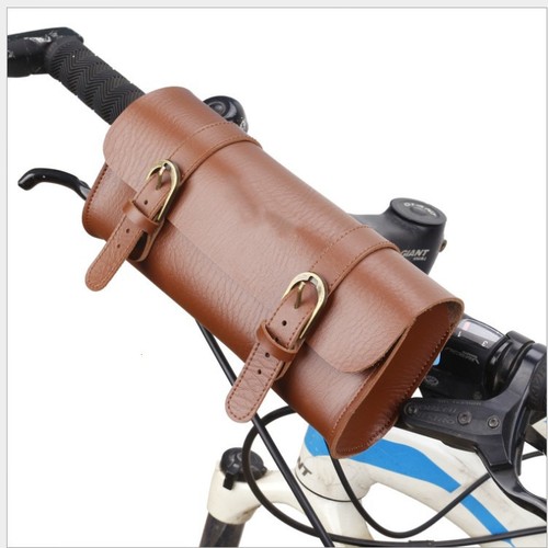Retro leather bicycle - retro, pu