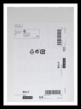 1- EACH - IKEA BILLY Extra Shelf w/ Metal Supports White NEW 14x10" 102.652.93