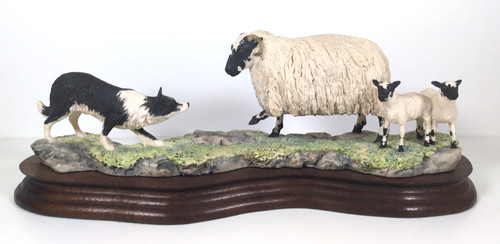 Border fine arts - border, blackfaced