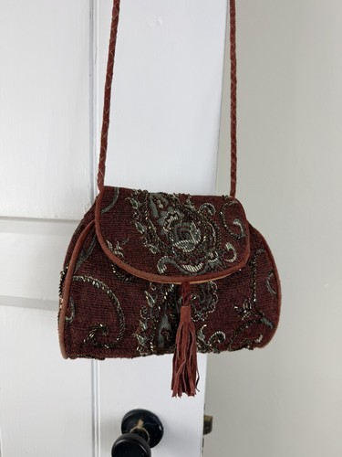Vintage maroon boho - vintage,