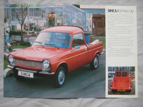 1975 simca 1100 pick sales - 1975,