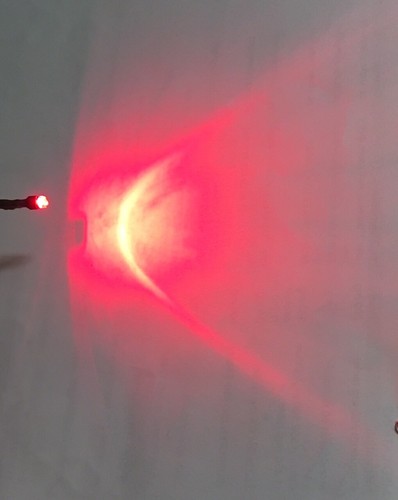 12v 4mm red led stereo - 8v-12v-4mm,