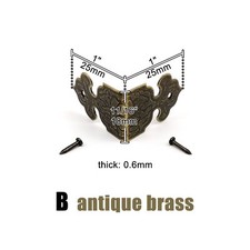 12X Iron Jewelry Chest Wine