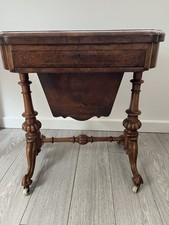 Antique Walnut Sewing And