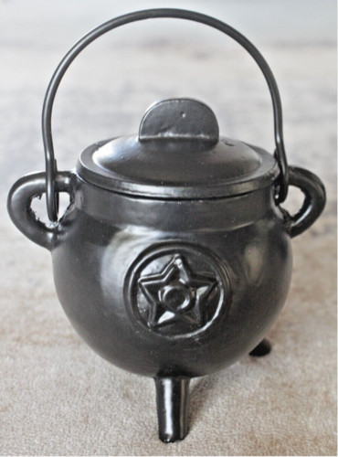Cast iron cauldron round pot - iron,