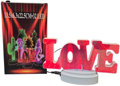 Infinity mirror led - infinity, love