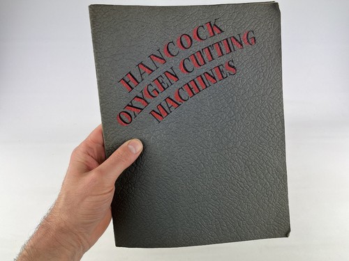 1930s hancock oxygen cutting - hancock,