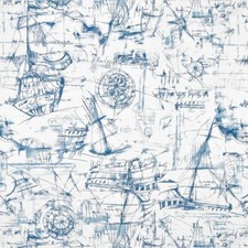 Nautical Curtains Aqua Navy