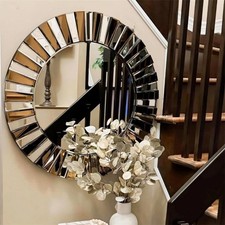 Large round wall mirror - wall,