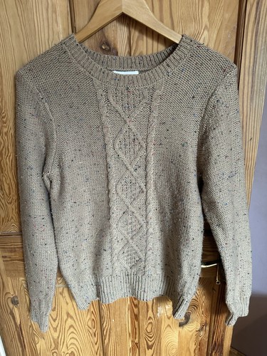 Next aran cable beige - aran,