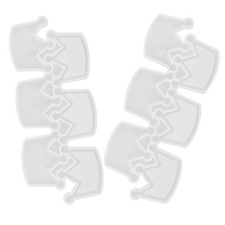  2 Pcs Chocolate Silicone Mould Fondant Cake Molds Epoxy Lollipop