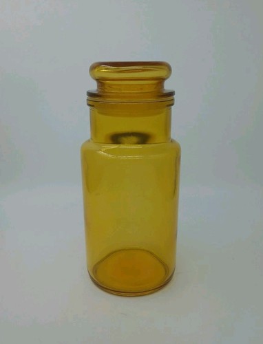 Apothecary style amber - style, glass