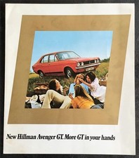 HILLMAN AVENGER GT Car Sales Leaflet 1970-71 #C2614/H