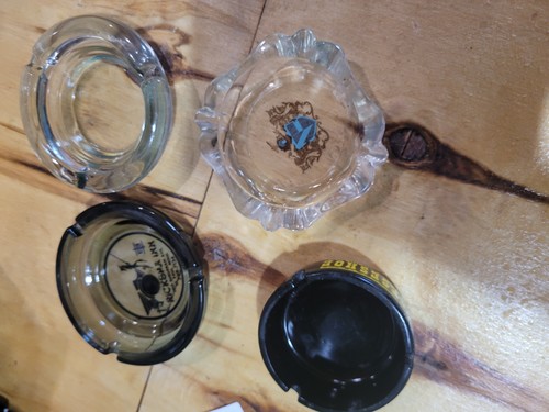 Vintage assorted ashtray lot - assorted,
