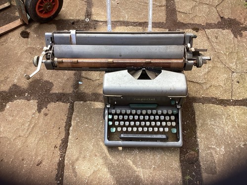 Vintage imperial type writer - vintage,