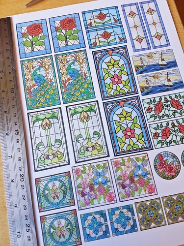 Stained glass windows - stained, self
