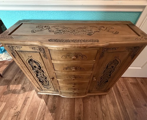 Solid wood carved - solid,