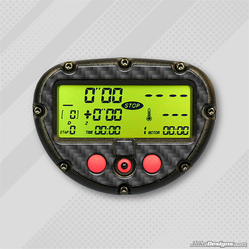 Carbon fibre style gel sticker - fibre,