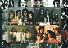 QUEEN FREDDIE MERCURY BRIAN MAY 2014 MNH STAMP SHEETLET