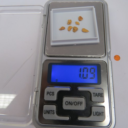 Grams natural gold - 1.09,