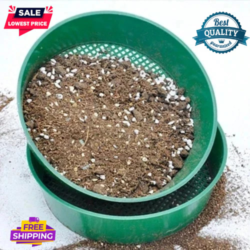 Plastic soil sieve filter - "plastic,