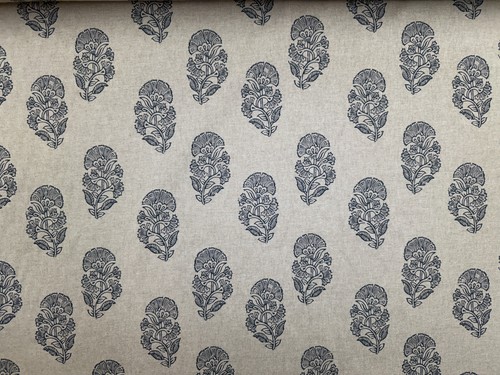 Penelope floral toile fabric - floral,