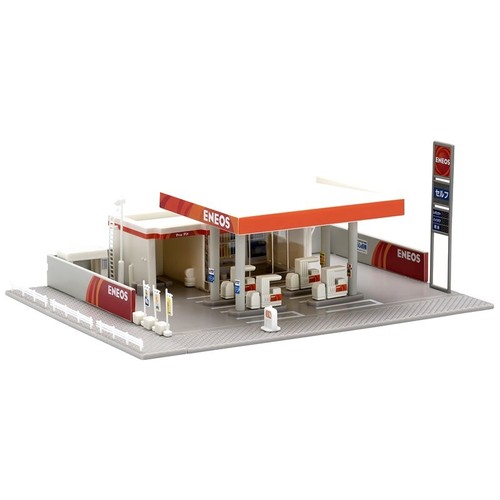 Gauge petrol service station - n,