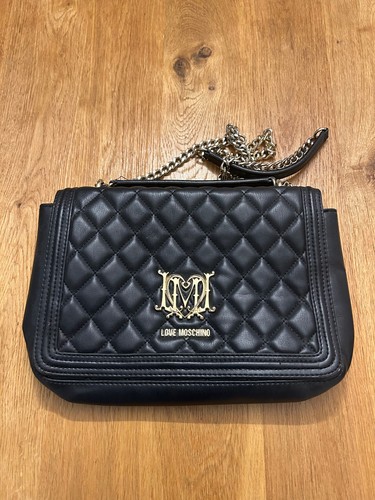 Love moschino black - black, quilted