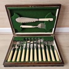Antique Silver Fish Cutlery
