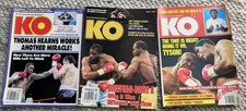3 x  KO Boxing Magazines ~