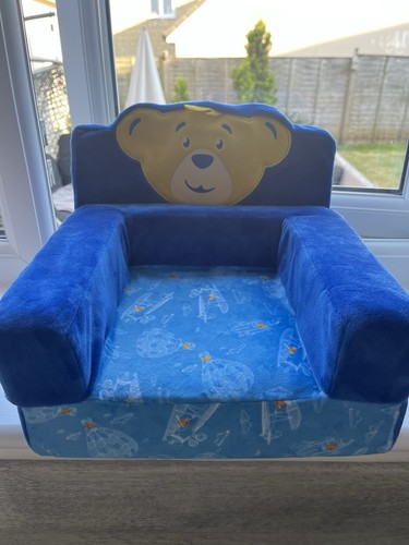 Build bear blue arm chair - build,