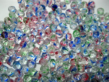 100 Vintage iris glass bead