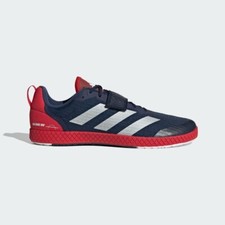 adidas Weightlifting Shoes Mens The Total Deadlift Blue Red Gym Powerlifting