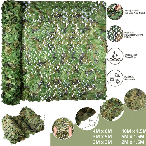 4x6m heavy duty - camouflage, net