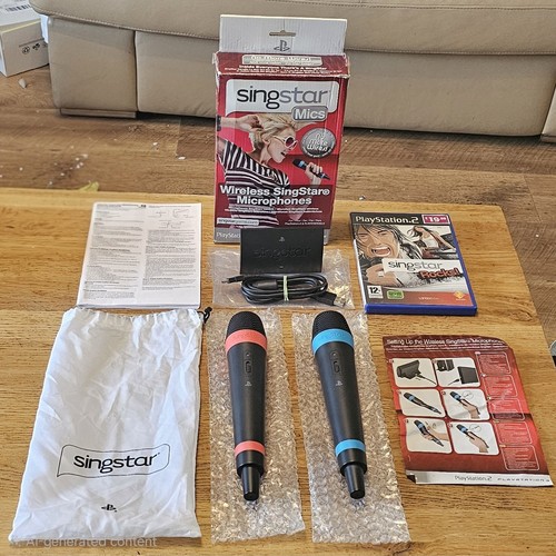 Wireless singstar microphones - singstar,