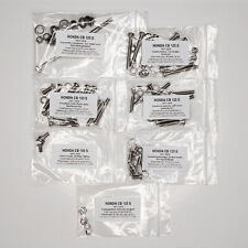 Honda CB 125 S 1971-1975 CROSS-SHAPED screw kit stainless steel complete engine CB125 CB125S