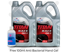 Fuchs Titan Race Pro S 10W50 10L 10 Litre Engine Oil +FREE GIFT
